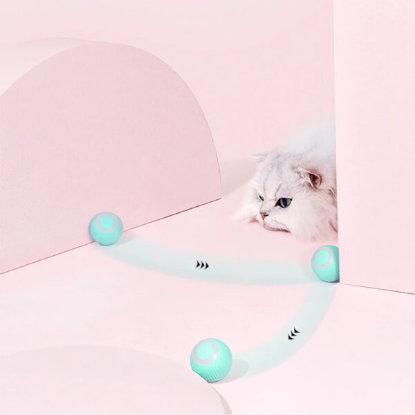 Remote Control Interactive Cat Car Toy USB Charging Chasing Automatic Self-moving Remote Smart Control Car Interactive Cat Toy Pet Products - Image 10