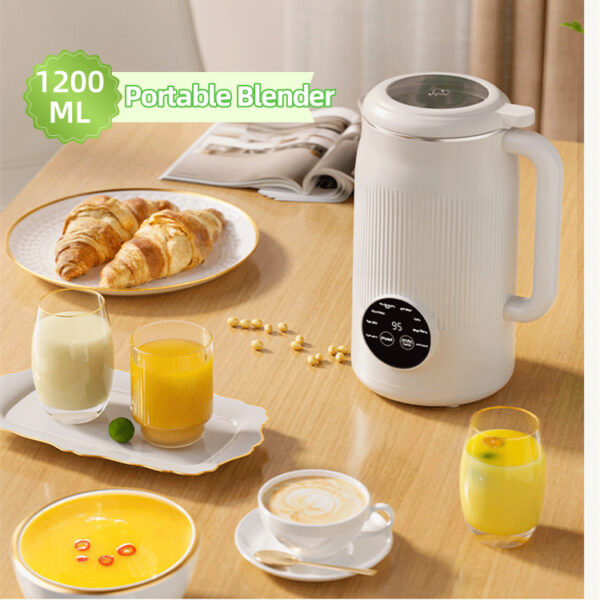 110V-220V 1200ml Soybean Milk Machine Multifunction Juicer Portable Blender Automatic Heat Home Soy Milk Maker Kitchen Gadgets - Image 6