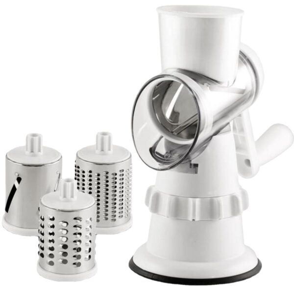 3 In 1 Vegetable Slicer Manual Kitchen Accessories Grater For Vegetable Cutter Round Chopper Mandolin Shredder Potato Home Kitchen Supplies Kitchen Gadgets - Image 5