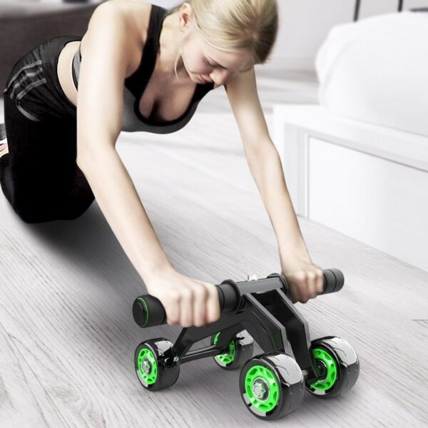 Four-wheeled Abdominal Roller Home Exercise Abdominal Muscle Fitness Equipment - Image 3