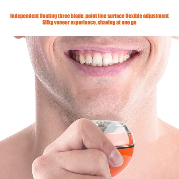 Electric Shavers For Men Wet And Dry Rechargeable Mens Razor Waterproof Electric Razor Portable Face Shaver Cordless Travel USB Charging - Image 6